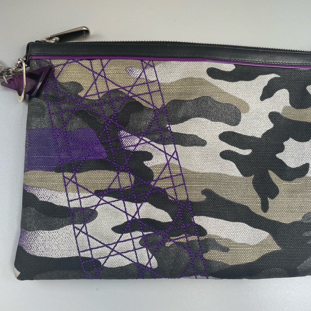 Dior camouflage clutch